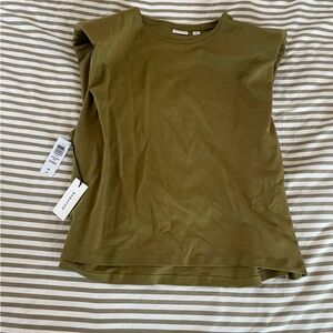 Aritzia shirt with shoulder pads